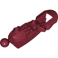 Large Figure Skeletal, Limb, with 2 Ball Joints (Toa Inika) Dark Red