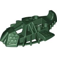 Large Figure Foot, Toa Inika Elliptical Dark Green