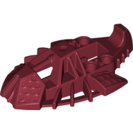 Large Figure Foot, Toa Inika Elliptical Dunkelrot