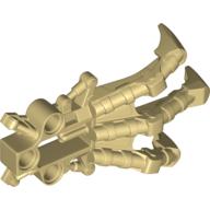 Large Figure Foot, Claw, Piraka Tan