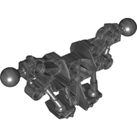Large Figure Skeletal, Torso with 2 Ball Joints (Piraka) Pearl Dark Gray