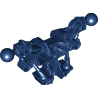 Large Figure Skeletal, Torso with 2 Ball Joints (Piraka) Dark Blue