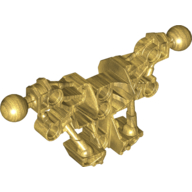 Large Figure Skeletal, Torso with 2 Ball Joints (Piraka) Perlgold