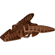 Large Figure Foot, Piraka Mechanical Reddish Brown