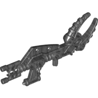 Large Figure Weapon, Piraka Lava Launcher (Hakann) Pearl Dark Gray