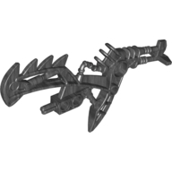 Large Figure Weapon, Piraka Seismic Pickaxe (Avak) Pearl Dark Gray