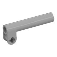 Technic Axle and Pin Connector, Perpendicular with Extension Pearl Light Gray