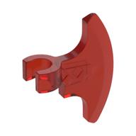 Weapon Axe Head, Clip-on (Viking) [Thin Clip] Transparent-Rot