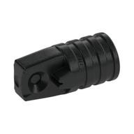 Hinge Cylinder 1 × 2 Locking with 1 Finger and Axle Hole On Ends [No Side Slots]