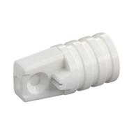 Hinge Cylinder 1 × 2 Locking with 1 Finger and Axle Hole On Ends [No Side Slots] White