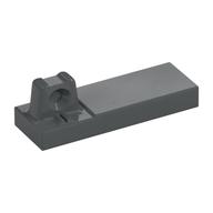 Hinge Tile 1 × 3 Locking with 1 Finger on Top with Cutout Dark Bluish Gray