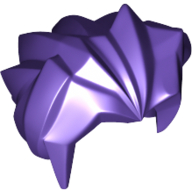 Hair Angular Swept Back Dark Purple