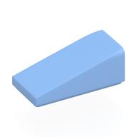 Brick Sloped 18° 2 × 1 × 2/3 Bright Light Blue