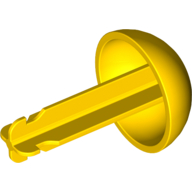 Duplo Cannon Ball 1/2 with Axle Connector Gelb