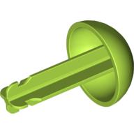 Duplo Cannon Ball 1/2 with Axle Connector Lime