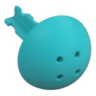 Duplo Cannon Ball 1/2 with Axle Connector and 4 Holes in Top Medium Azure