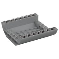 Bogenstein umgekehrt 8 × 8 × 2 doppelt Hellblaugrau