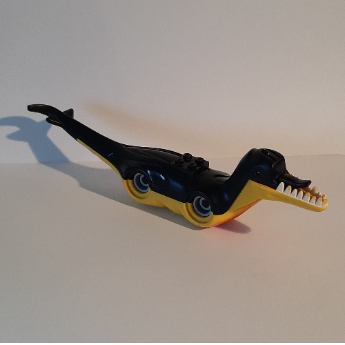 Animal Body Part, Dinosaur, Raptor / Pteranodon Body, Black Top Gelb
