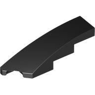 Stein keilförmig, gebogen 1 × 4 mit Noppe Kerbe links