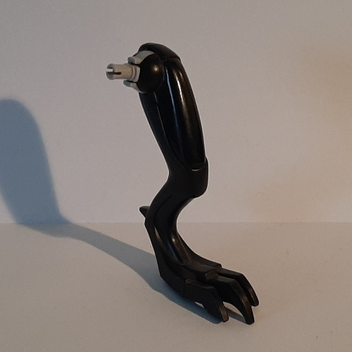 Animal Body Part, Dinosaur, Raptor Leg, Left Schwarz