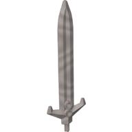 Large Figure Weapon Sword, Jayko, King (Series 3) Pearl Light Gray