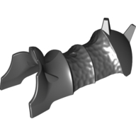 Large Figure Limb Cover, Leg Shin Guard, Armour (Type 3) Schwarz