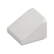 Brick Sloped 30° 1 × 1 × 2/3 (Cheese Slope) White
