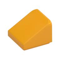Brick Sloped 30° 1 × 1 × 2/3 (Cheese Slope) Leuchtendes Hellorange