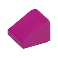 Brick Sloped 30° 1 × 1 × 2/3 (Cheese Slope) Magenta