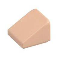 Brick Sloped 30° 1 × 1 × 2/3 (Cheese Slope) Light Nougat