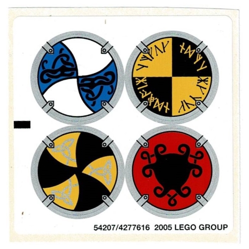 Sticker Sheet for Sets 7016-1, 7019-1 [No Color/Any Color]
