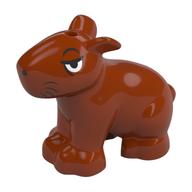 Animal, Capybara in Dunkelorange