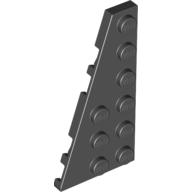 Keil Platte 6 × 3 links Schwarz