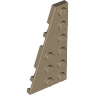 Wedge Plate 6 × 3 Left Dark Tan