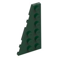 Wedge Plate 6 × 3 Left Dark Green
