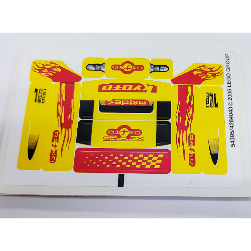 Stickerbogen für Set 8666-1 [Keine Farbe/Beliebige Farbe]
