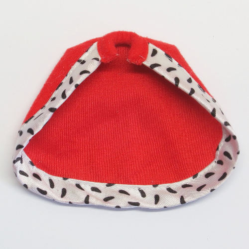 Belville, Cloak for King with White and Black Satin Trim and Stiff Collar Rot