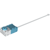 Motor, Large Angular, SPIKE, White Housing, White Wire Medium Azure