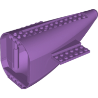 Aircraft Fuselage Curved Aft Section with Medium Lavender Base Mittellavendel