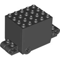 Flywheel Inertia Motor 9 × 4 × 3 2/3 Schwarz