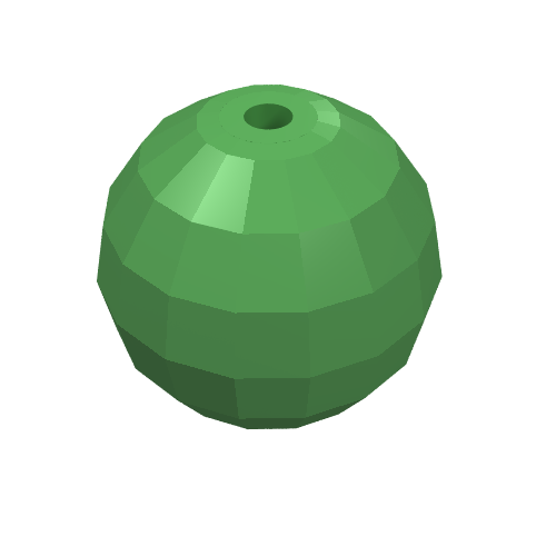 Projectile, Large Figure Weapon, Zamor Sphere / Ball Hellgrün