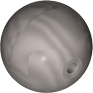 Projectile, Large Figure Weapon, Zamor Sphere / Ball Flat Silver