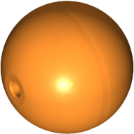 Projectile, Large Figure Weapon, Zamor Sphere / Ball Trans-Orange
