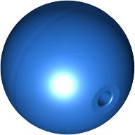 Projectile, Large Figure Weapon, Zamor Sphere / Ball Trans-Dark Blue