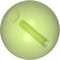 Projectile, Large Figure Weapon, Zamor Sphere / Ball Trans-Neon Green