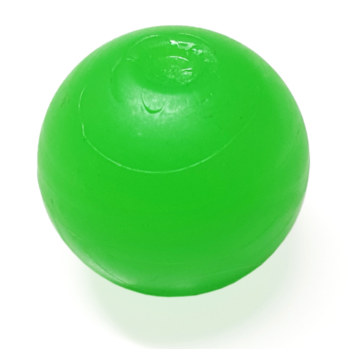 Projectile, Large Figure Weapon, Zamor Sphere / Ball with Marbled Trans-Bright Green Pattern Hellgrün