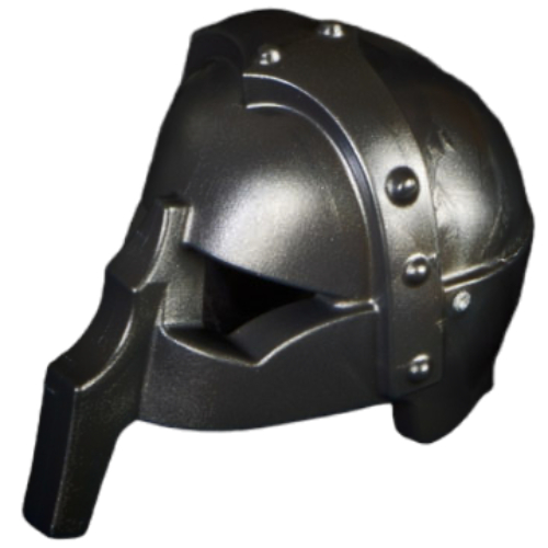 Helmet Orc with Straight Nose Protector (Sam) Perltitan