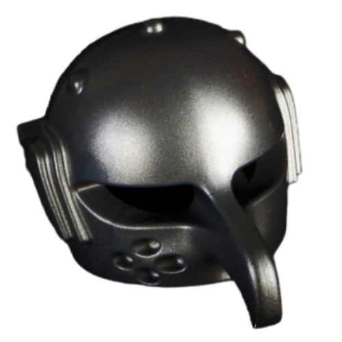 Helmet Orc with Curved Nose Protector (Frodo) Perltitan