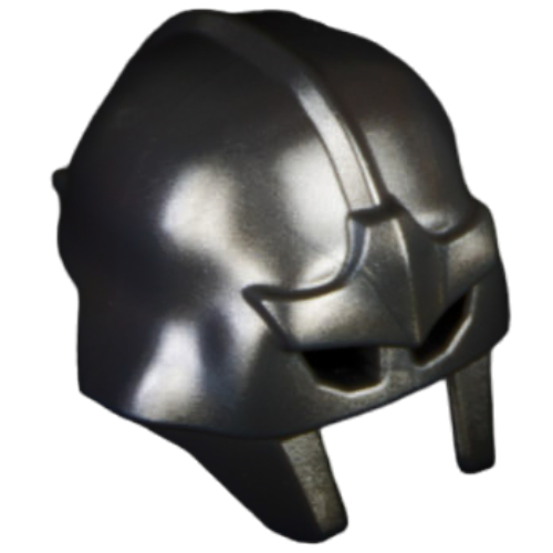 Helmet Orc with Straight Cheek Guards Perltitan
