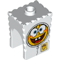 Minifig Head Special, SpongeBob with Spacesuit Print in 